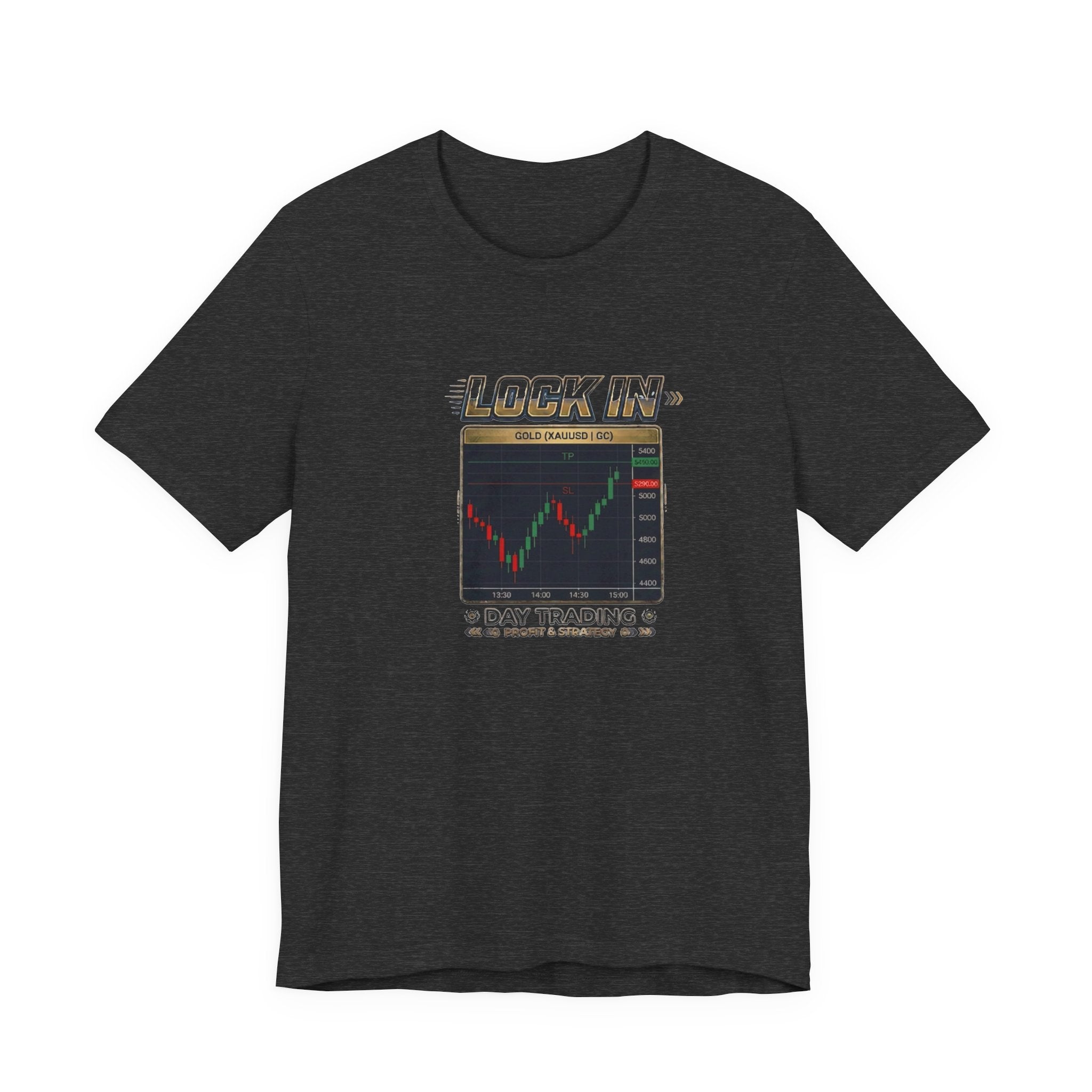 Day Trading T-Shirt | Profit and Strategy | Gold XAUUSD Trader Tee | Unisex Gift