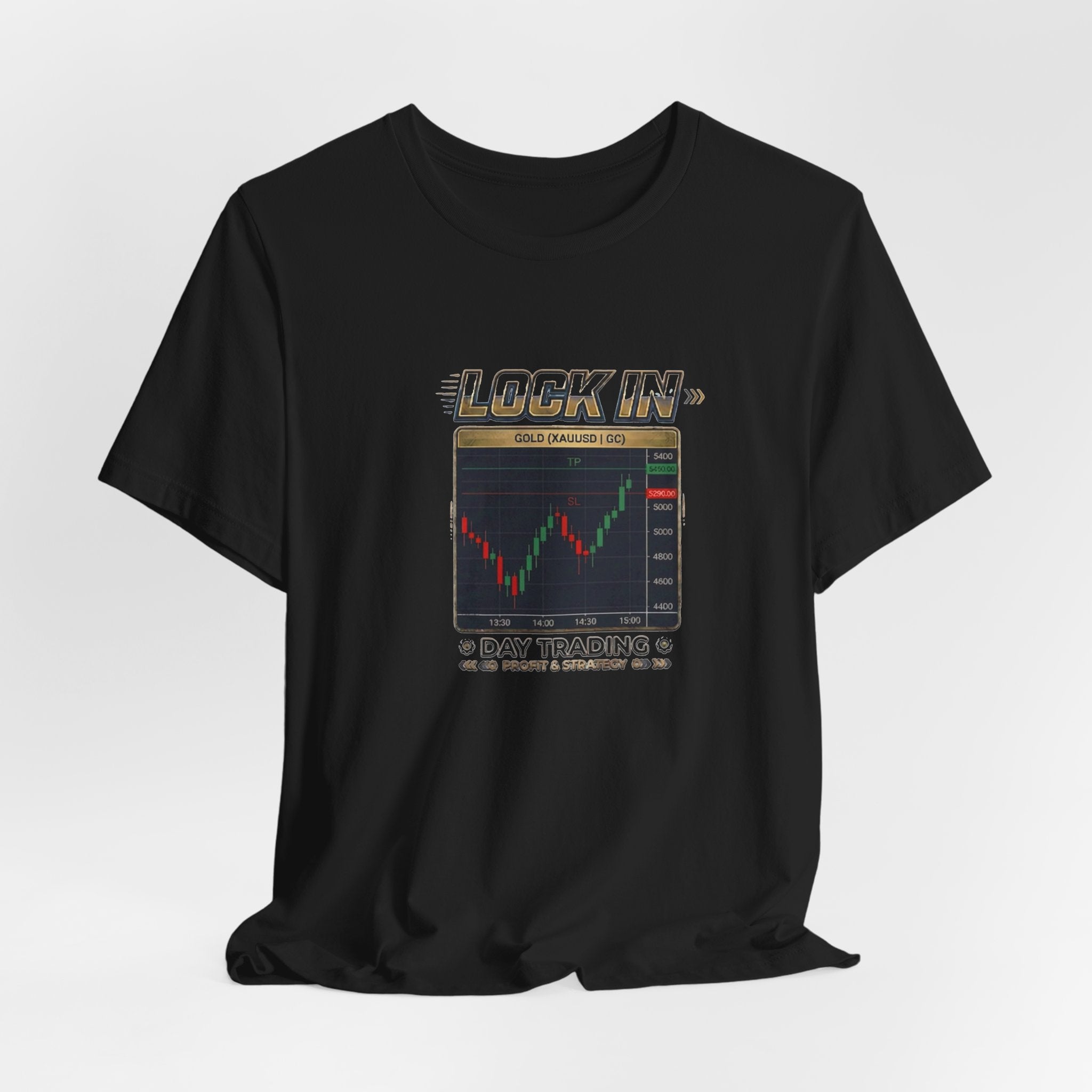 Day Trading T-Shirt | Profit and Strategy | Gold XAUUSD Trader Tee | Unisex Gift