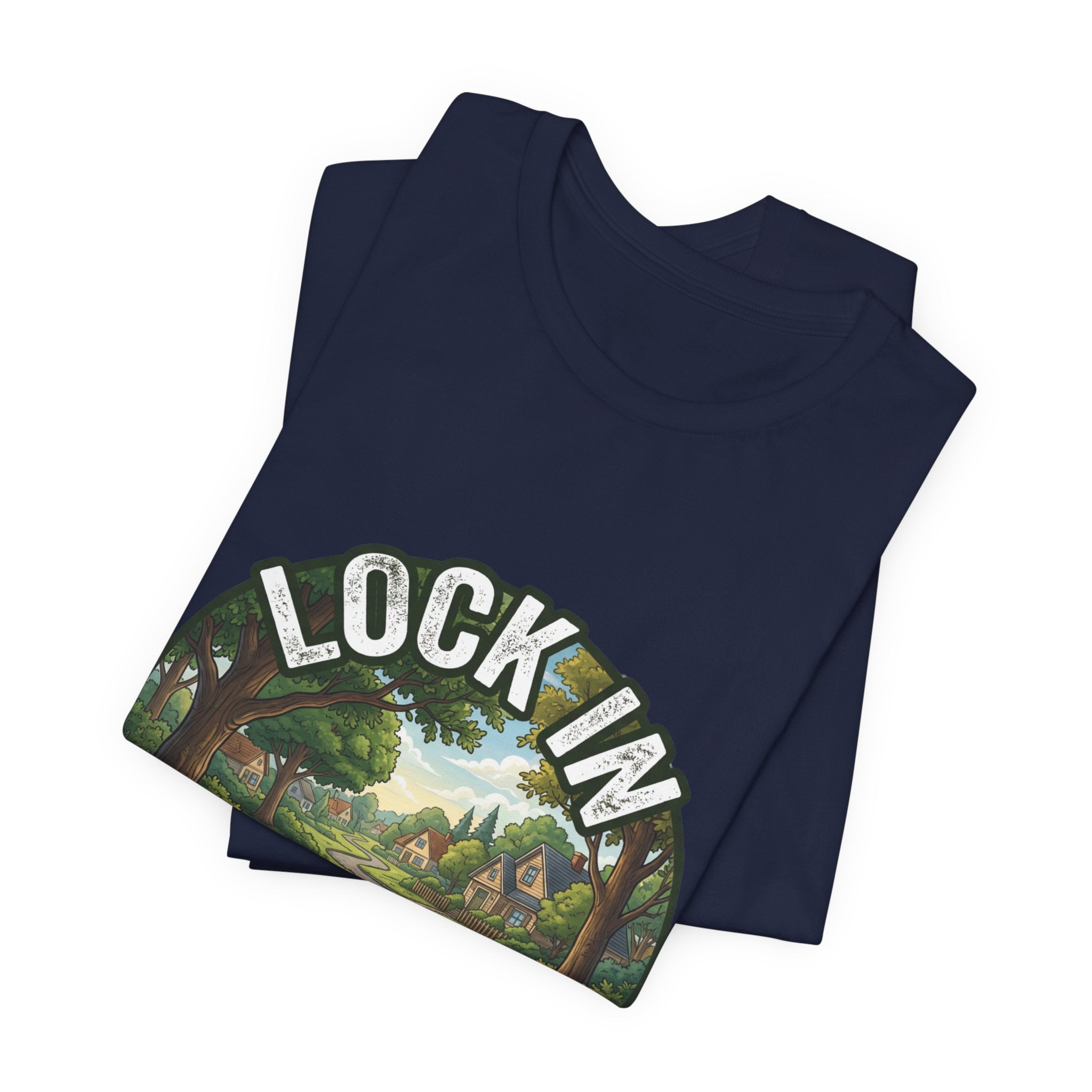 Walking Trail T-Shirt | Nature Path Tee | Outdoor Hiking Shirt | Lock In Life | Unisex Heavy Cotton Graphic Tee