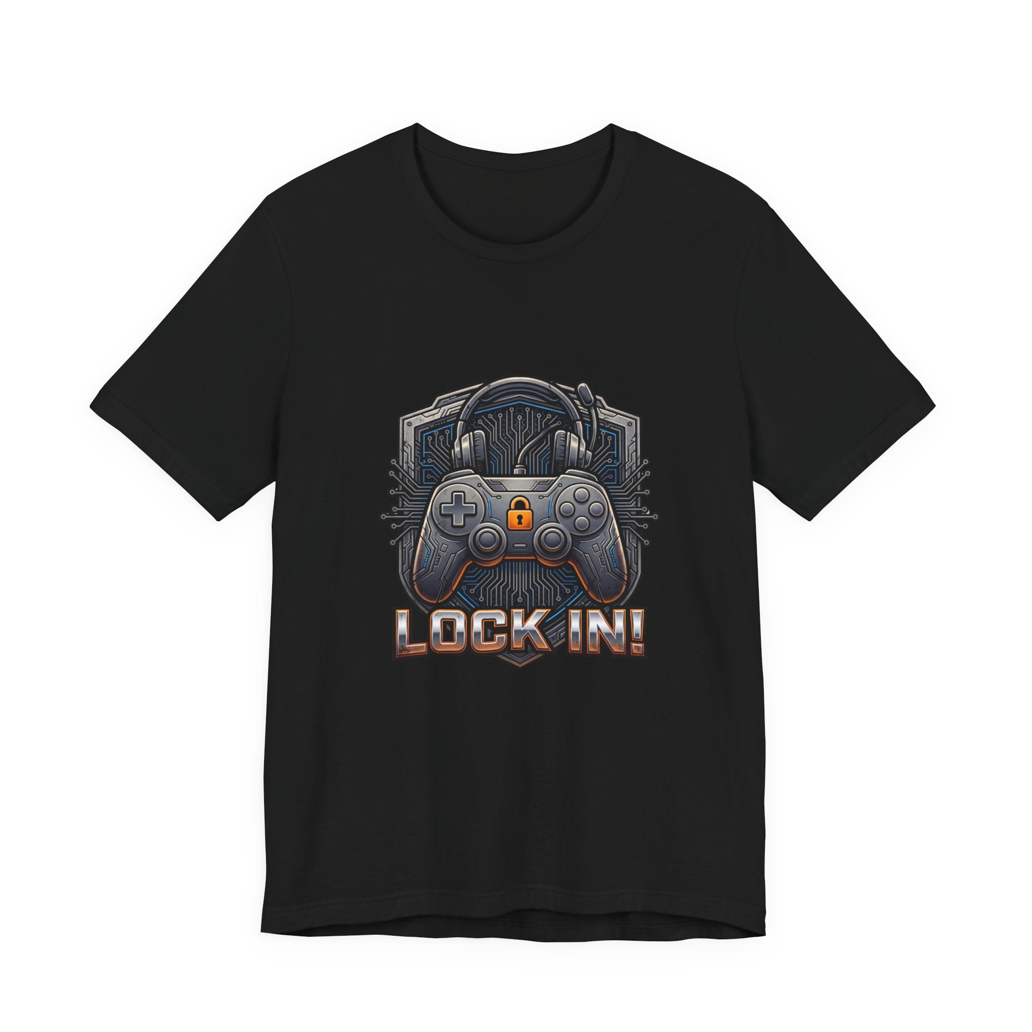 Lock In Life | Gamer Controller Tee | Gaming Graphic T-Shirt | Unisex Bella Canvas Tee