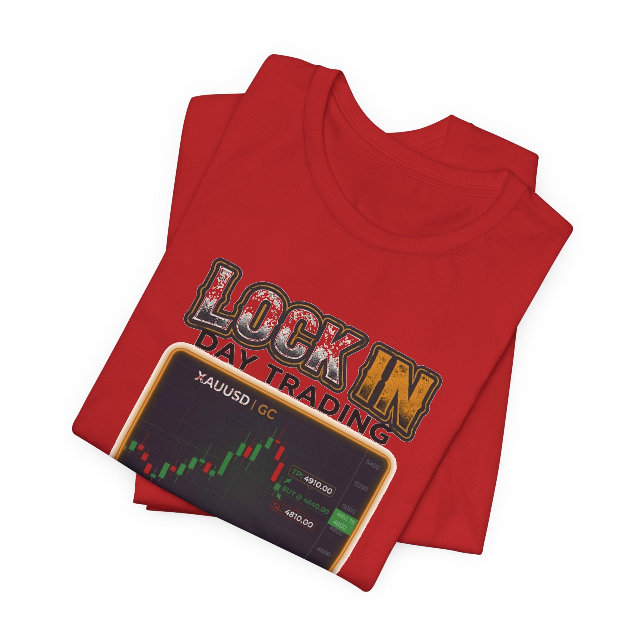 Day Trading T-Shirt | XAUUSD GC Gold Futures 15m Chart | Trader Tee | Unisex Gift