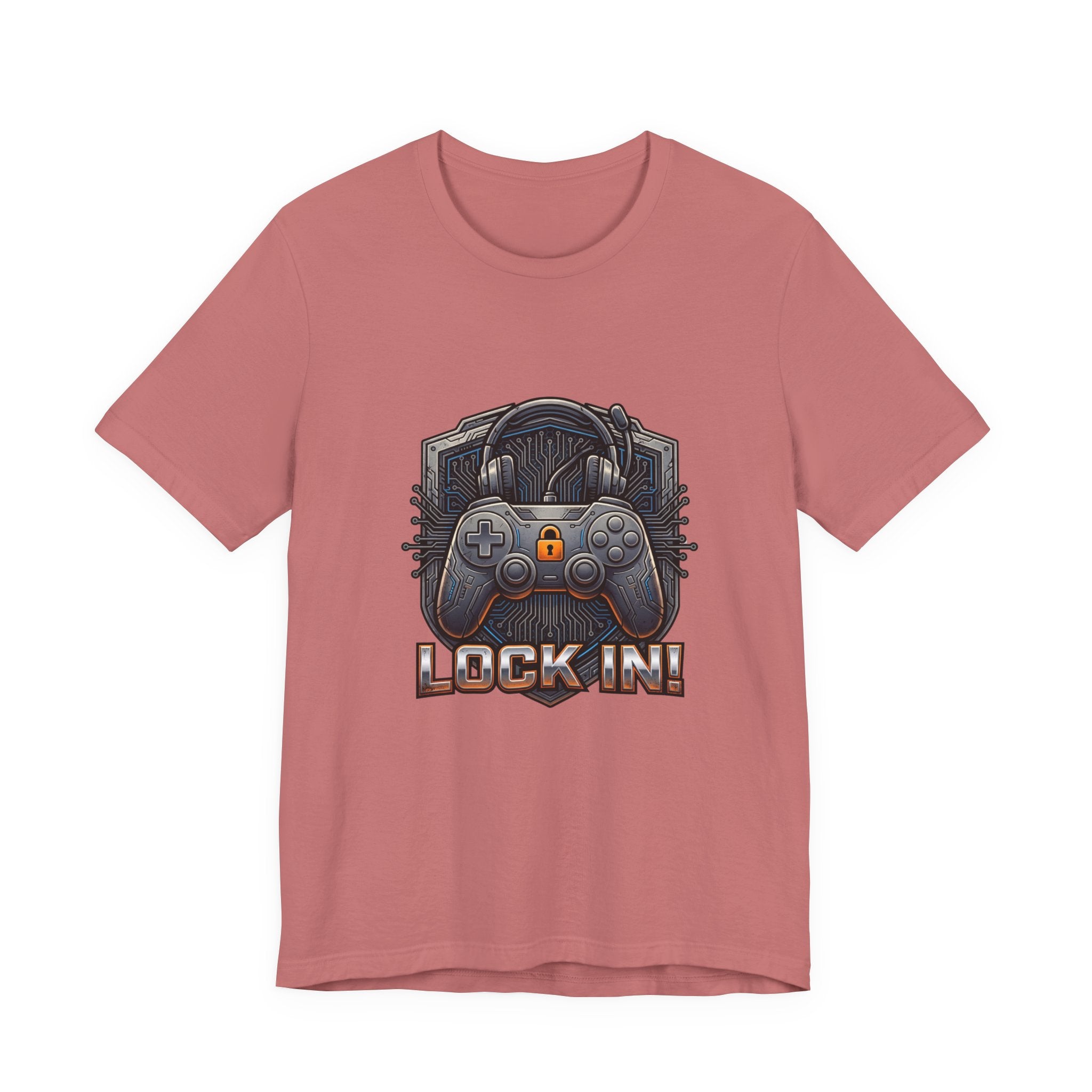 Lock In Life | Gamer Controller Tee | Gaming Graphic T-Shirt | Unisex Bella Canvas Tee